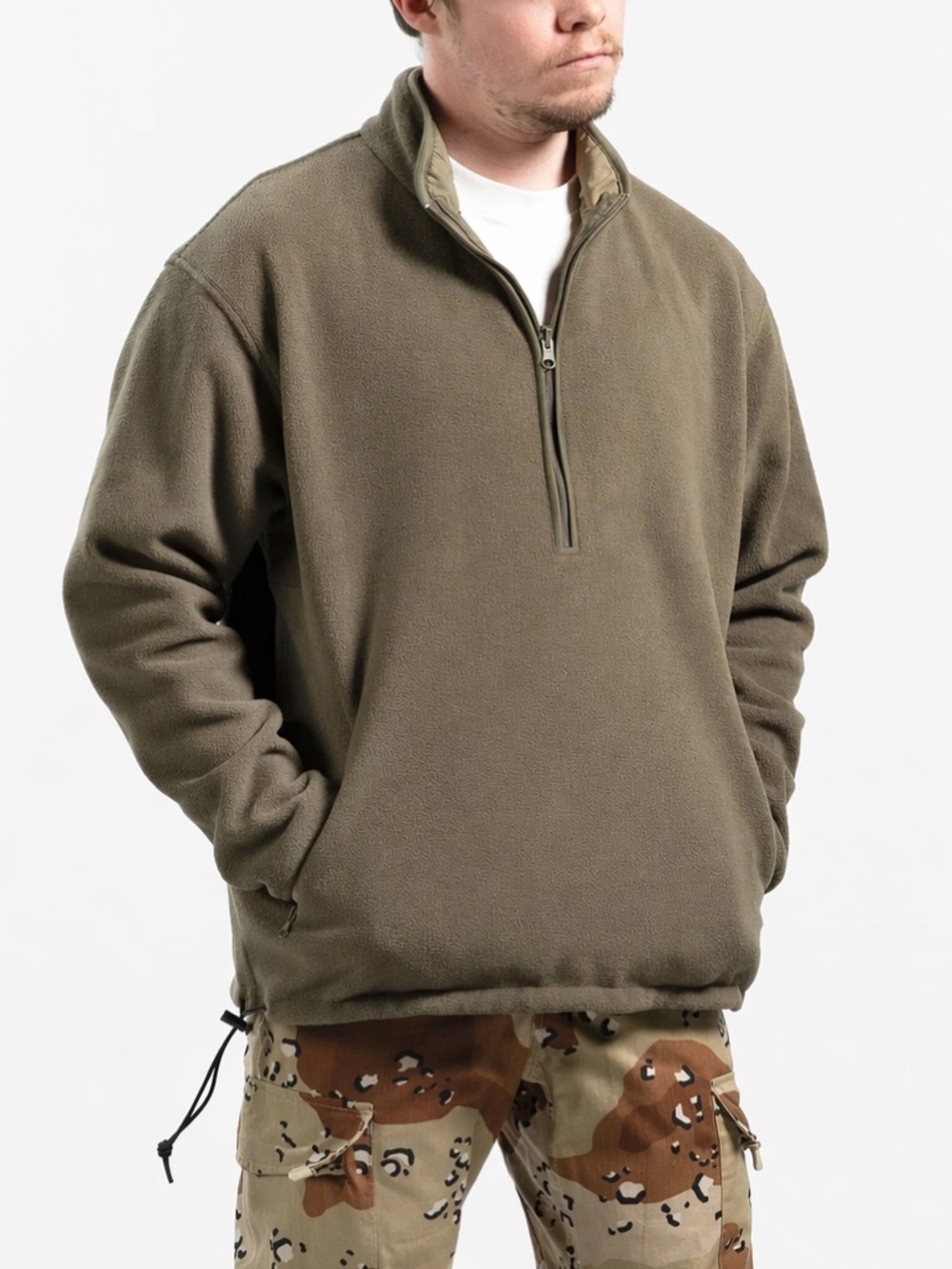 Roots Flannel 1/4 Zip Jacket